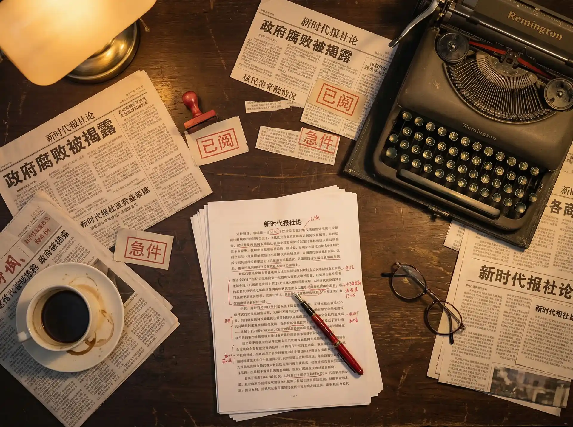 黑料正能量官网 - 报社编辑部工作场景